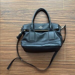 Kate Spade Black Satchel with Adjustable Strap